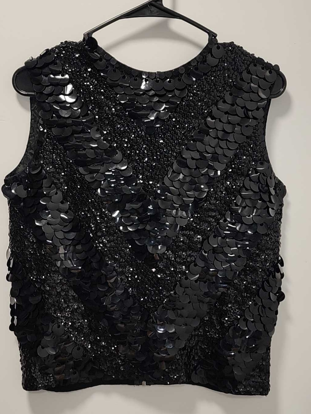 Vintage Gia Ninno Designs For Joyce Sequins Top Size Medium - Picture 1 of 7